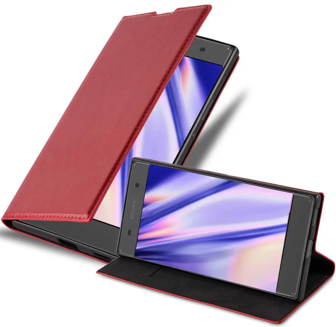Cadorabo Hoesje geschikt voor Sony Xperia XA in APPEL ROOD