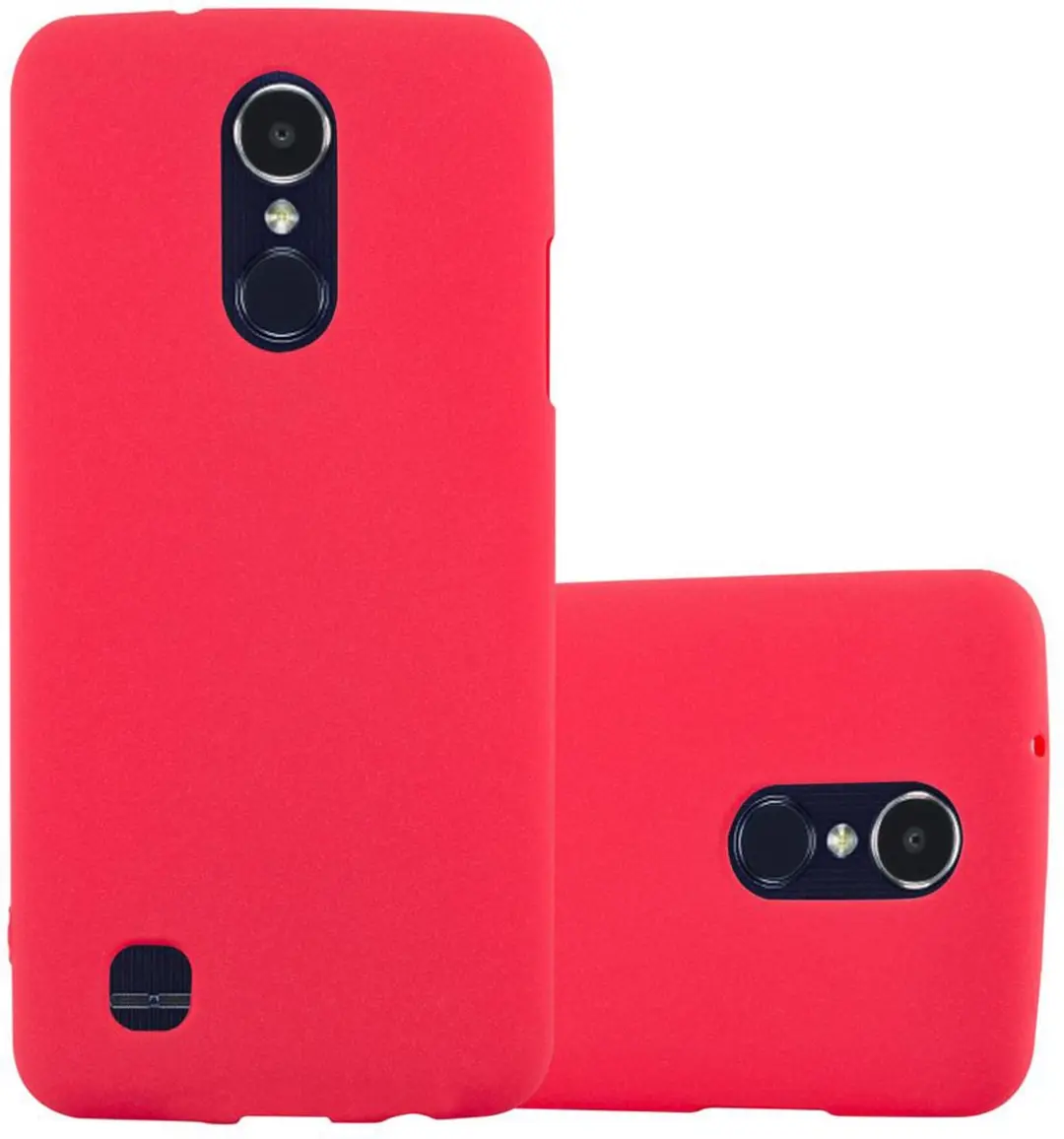 Cadorabo Hoesje geschikt voor LG K8 2017 US Version in FROST ROOD