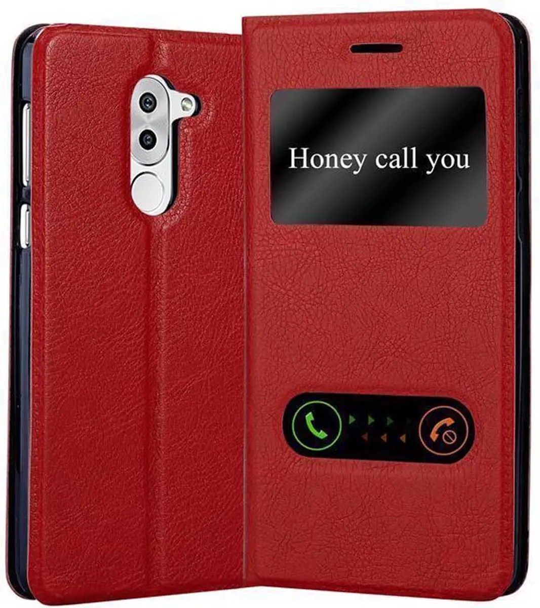 Cadorabo Hoesje geschikt voor Huawei MATE 9 LITE / GR5 2017 / Honor 6X in SAFRAN