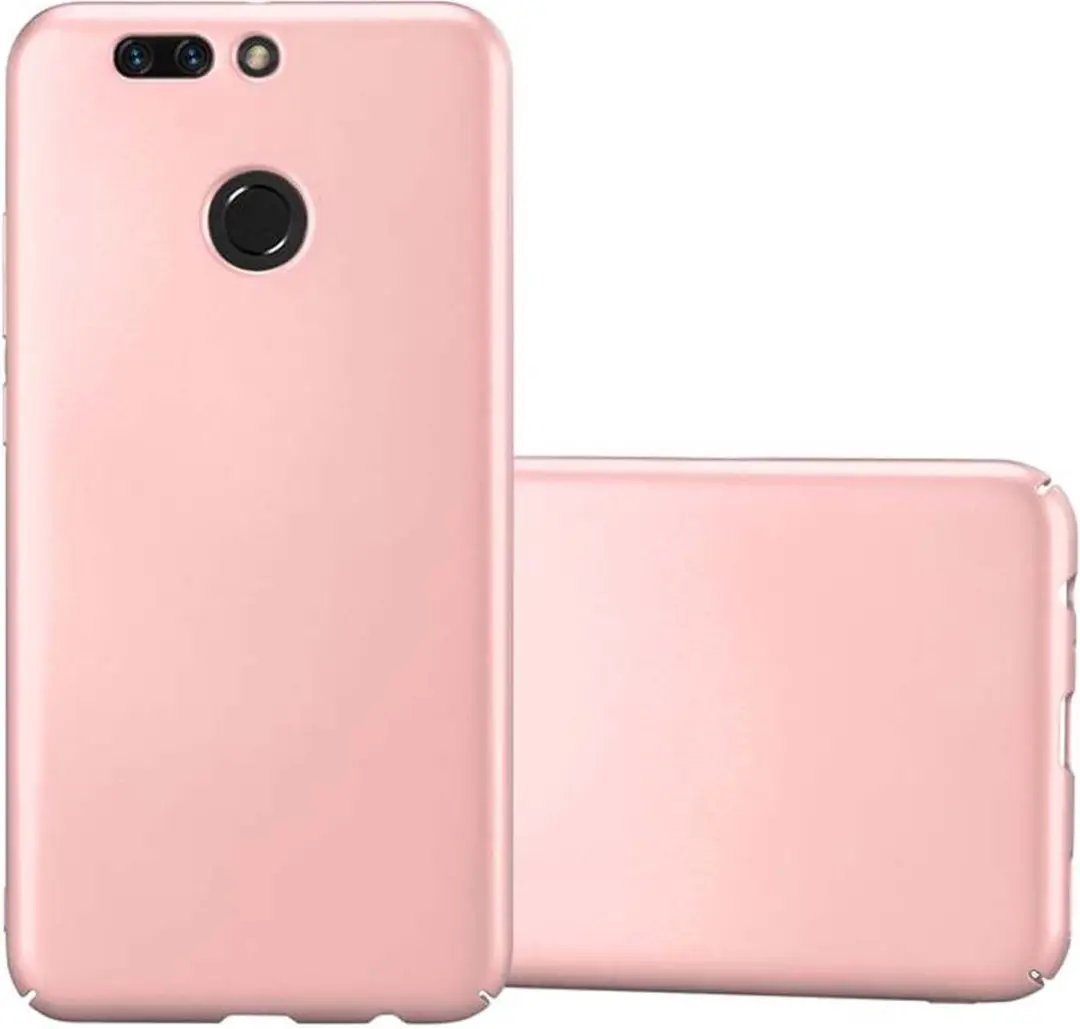 Cadorabo Hoesje geschikt voor Honor 8 PRO in METAAL ROSE GOUD