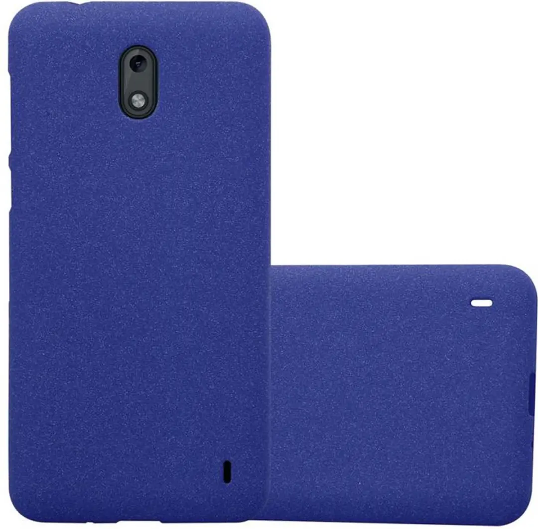 Cadorabo Hoesje geschikt voor Nokia 2 2017 in FROST DONKER BLAUW