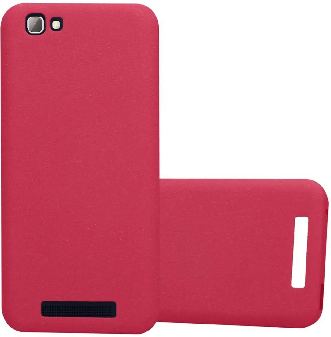 Cadorabo Hoesje geschikt voor ZTE Blade A612 in FROST ROOD