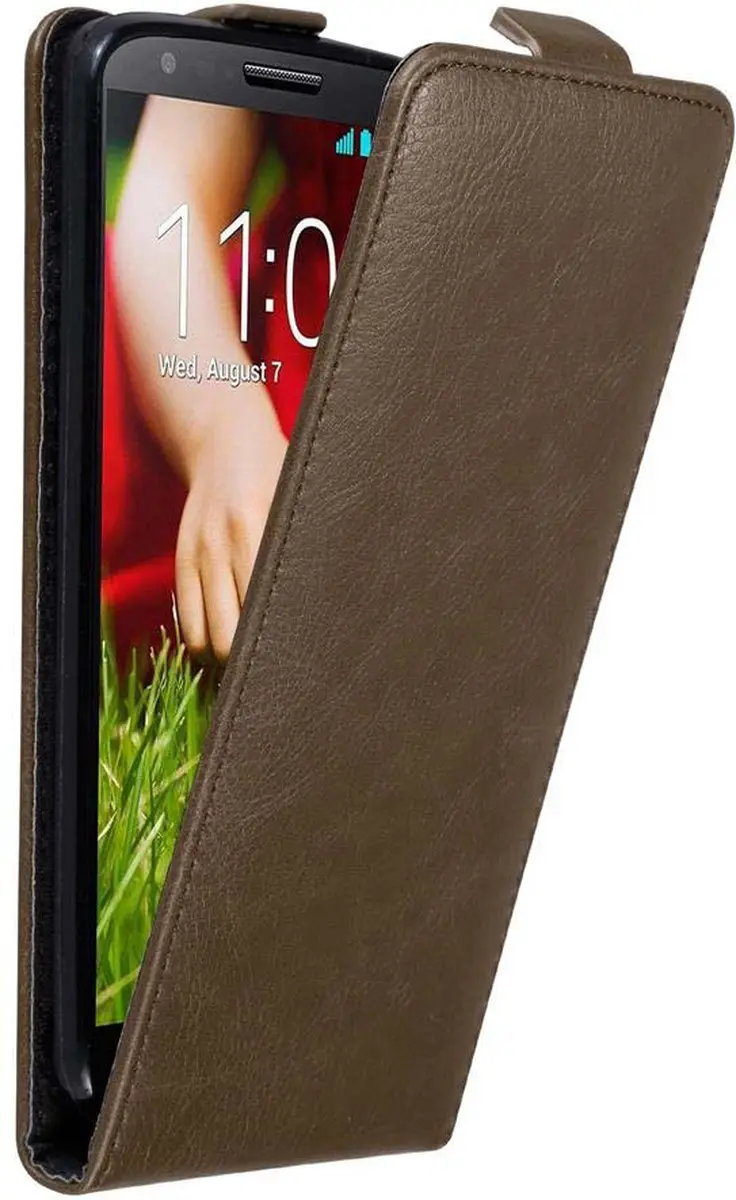 Cadorabo Hoesje geschikt voor LG G2 in KOFFIE BRUIN