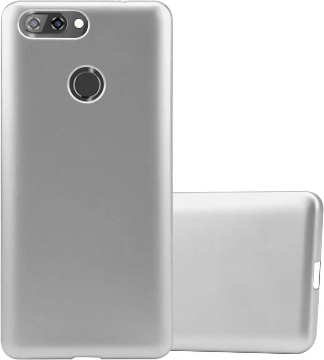 Cadorabo Hoesje geschikt voor ZTE Blade V9 in METALLIC ZILVER