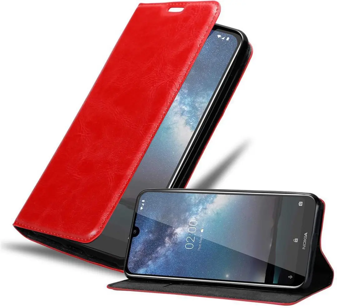 Cadorabo Hoesje geschikt voor Nokia 2.2 in APPEL ROOD