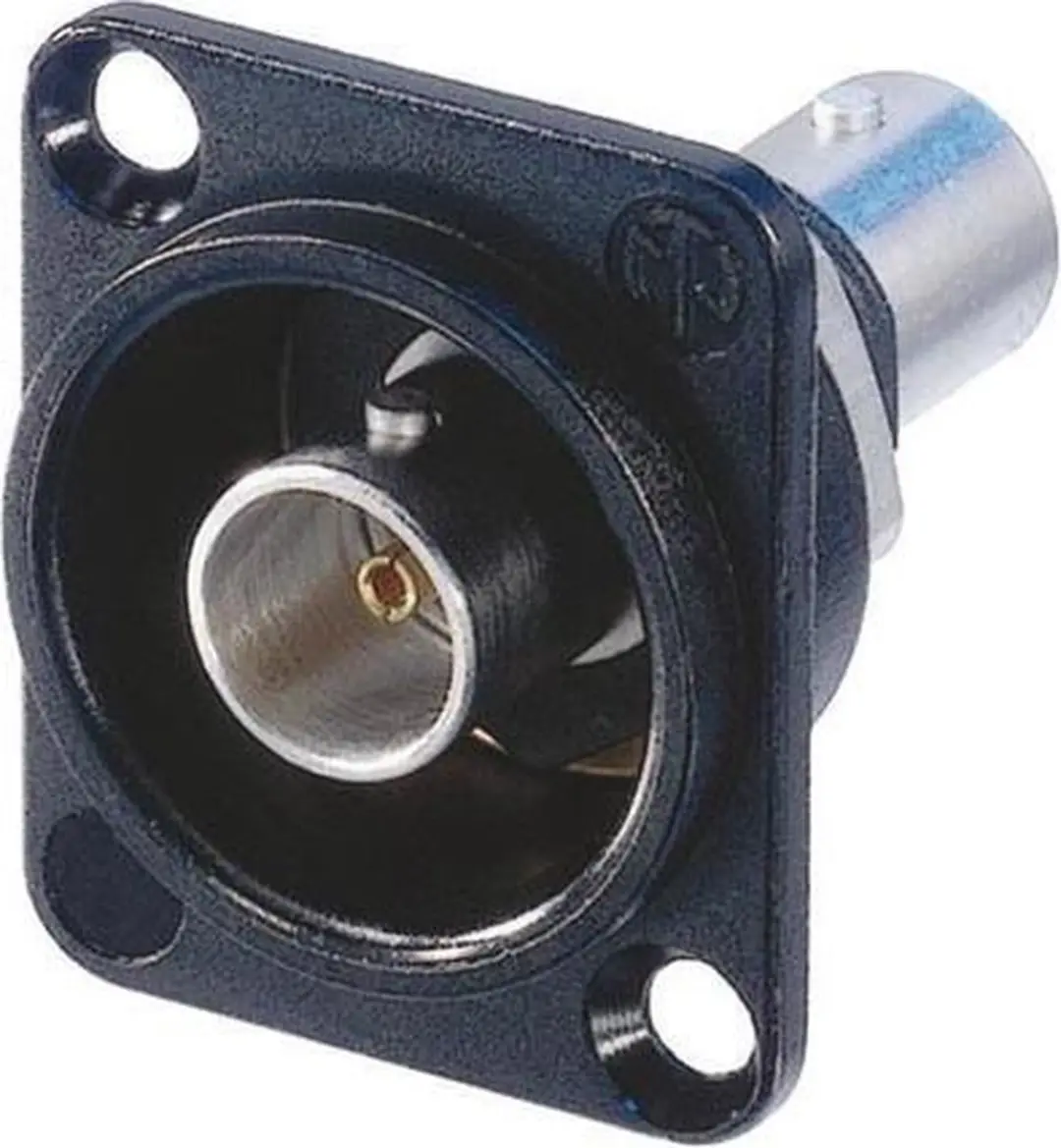 Neutrik Chassisdeel Bnc Type D 3,4 X 3 Cm Messing Zwart