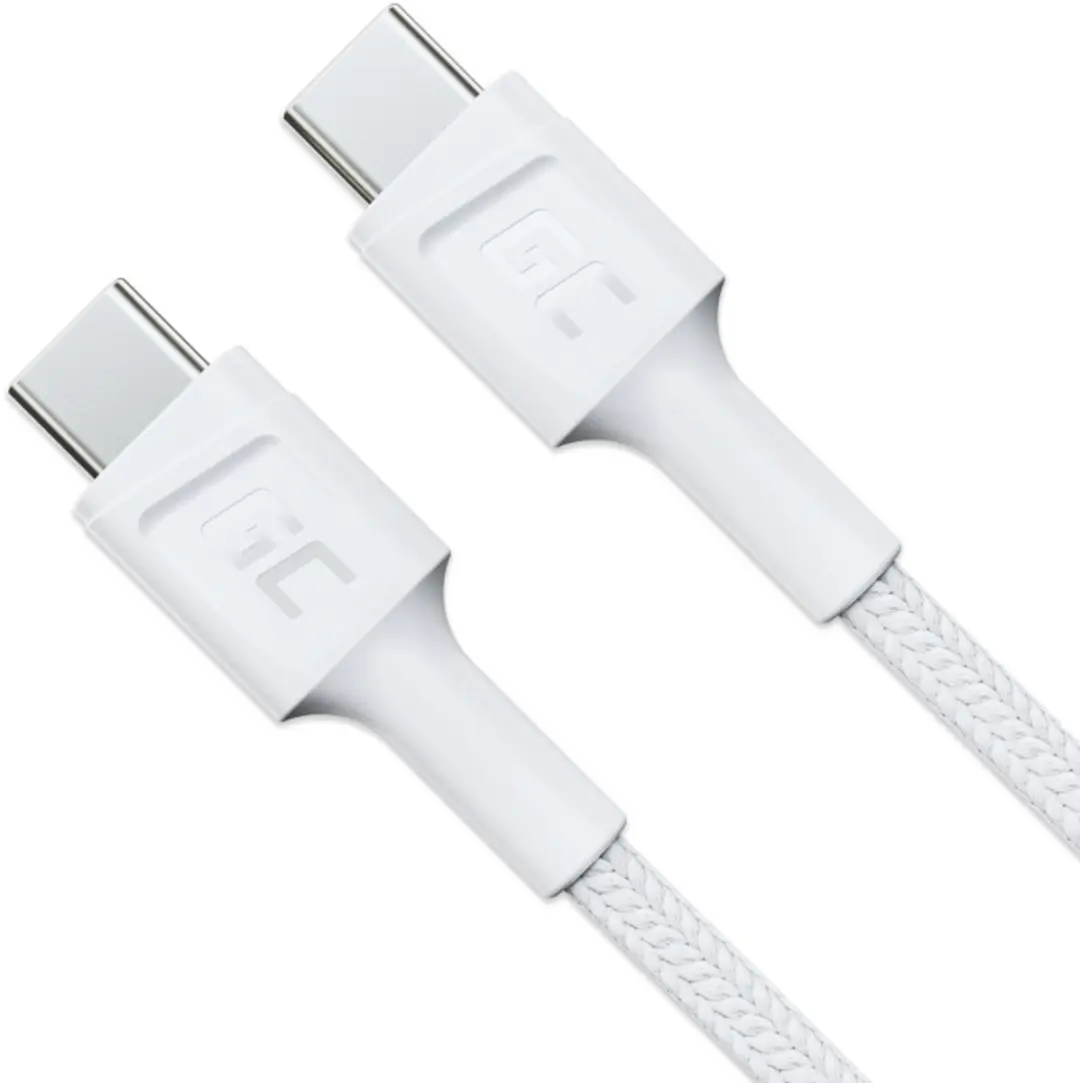 Green Cell KABGC29W USB-C kabel 2m - Wit - afbeelding 4 van 4
