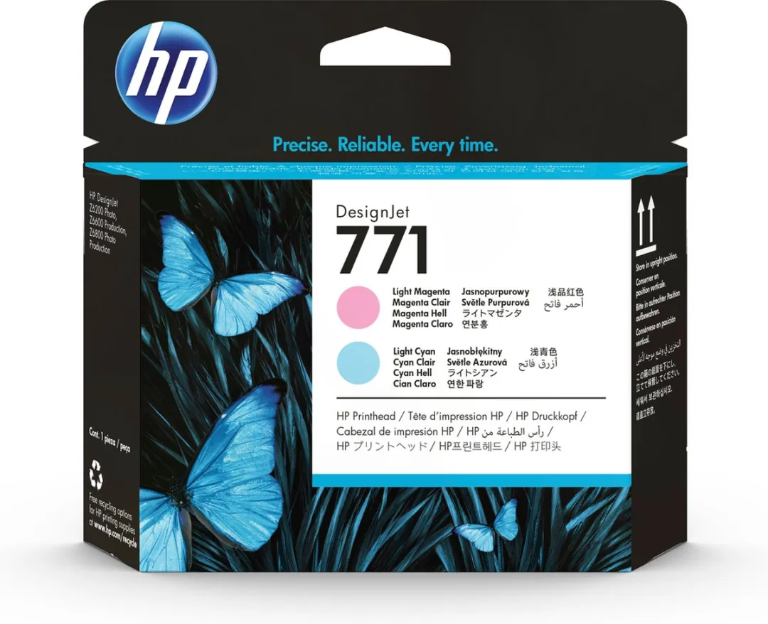 HP 771 Inktcartridge Licht Magenta CE019A - 775ml - afbeelding 6 van 6