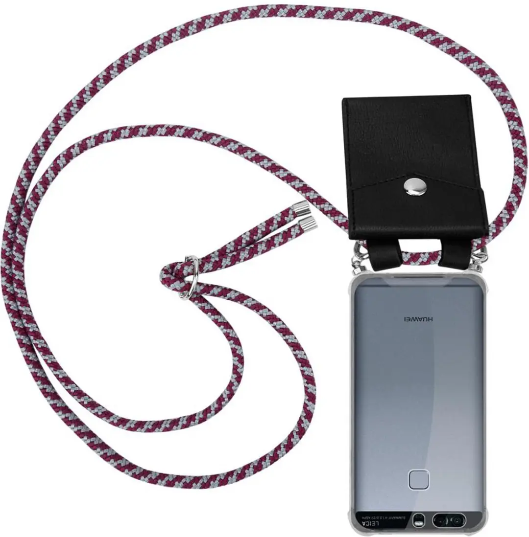 Cadorabo Hoesje geschikt voor Huawei P9 in ROOD WIT