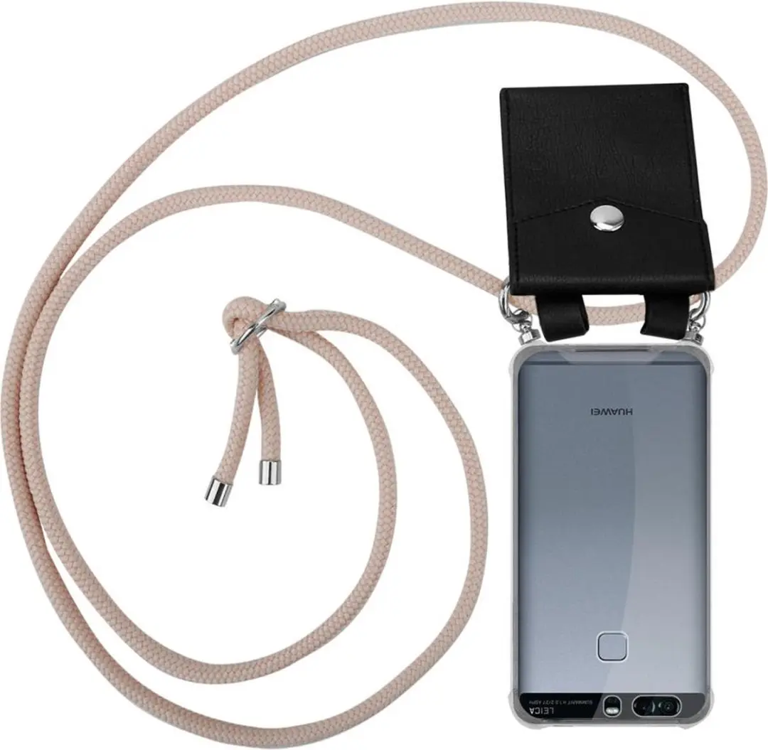 Cadorabo Hoesje geschikt voor Huawei P9 in PEARLY ROSE GOUD