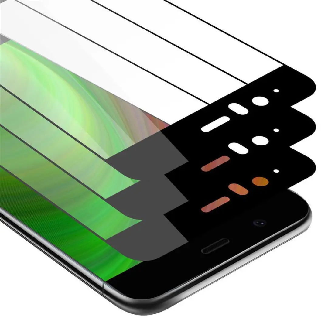 Cadorabo 3x Screenprotector geschikt voor Huawei P10 PLUS Volledig scherm pantse