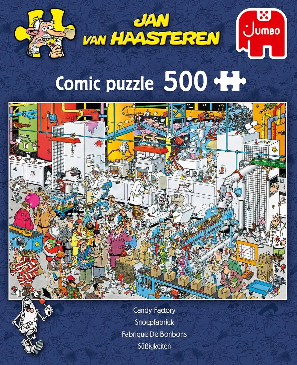Jan van Haasteren Snoepfabriek Legpuzzel 500 Stuks - Meerkleurig