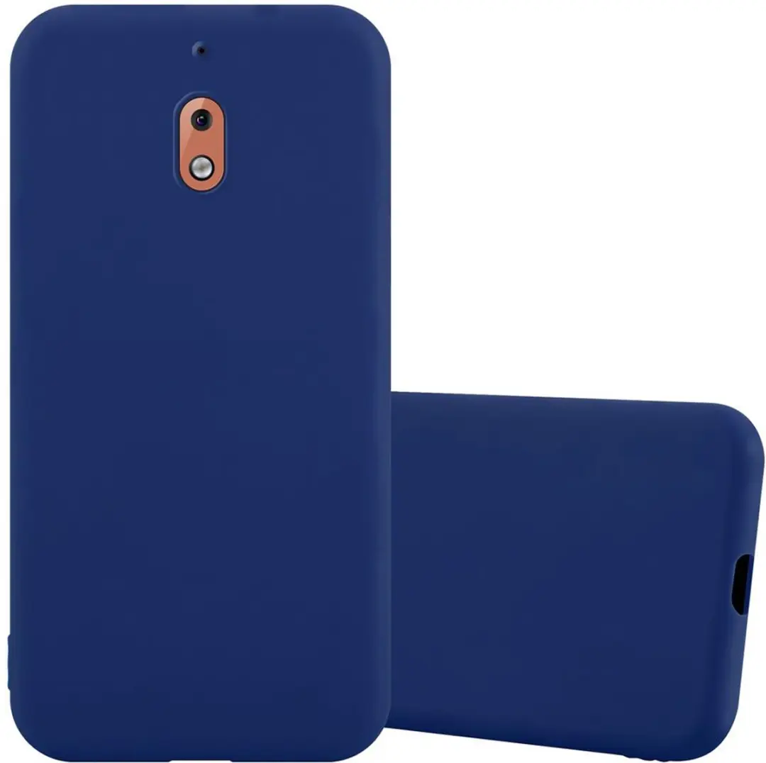 Cadorabo Hoesje geschikt voor Nokia 2.1 in CANDY DONKER BLAUW