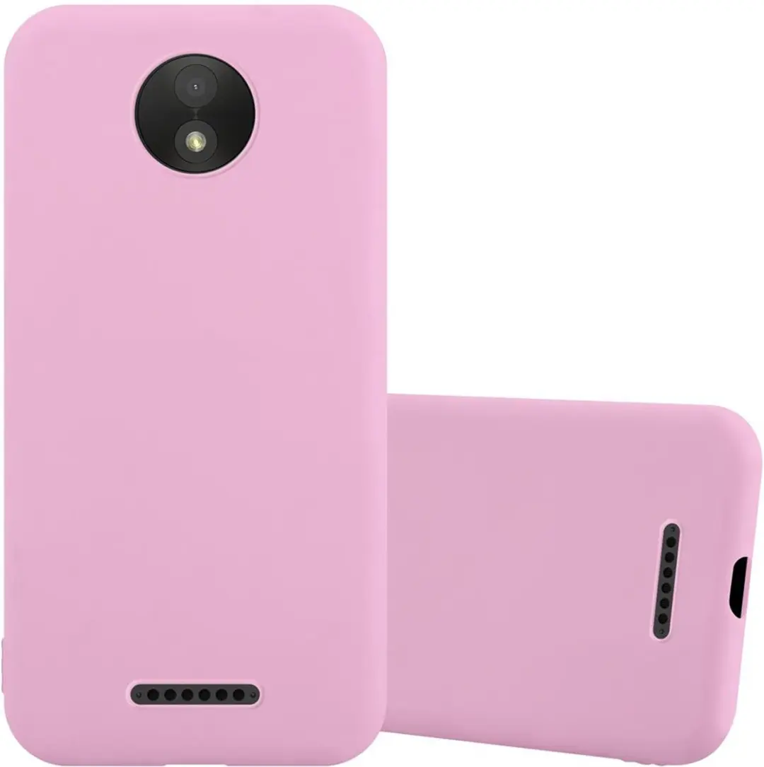 Cadorabo Hoesje geschikt voor Motorola MOTO C in CANDY ROZE