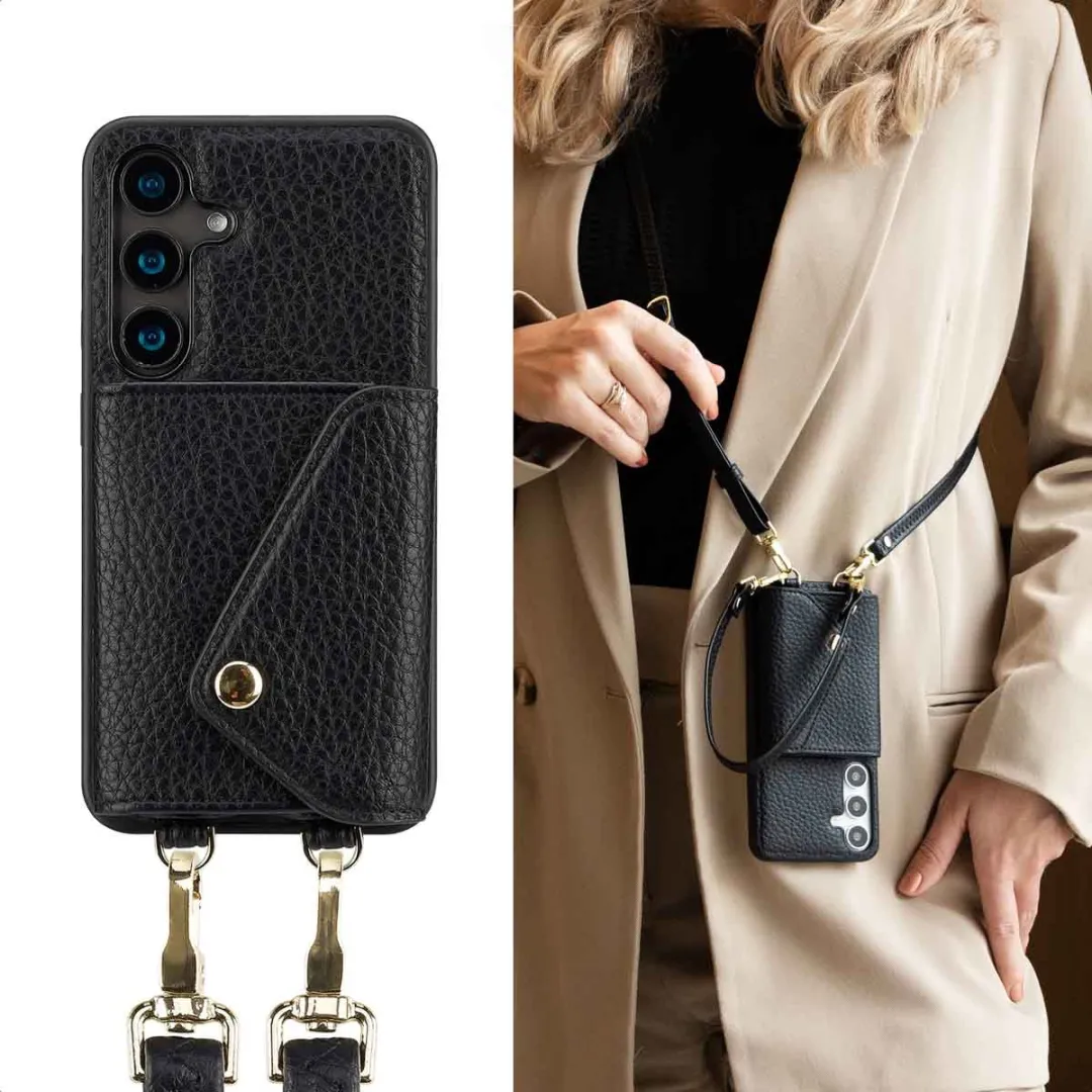 Selencia Sera Koordhoes Samsung Galaxy S24 - Zwart