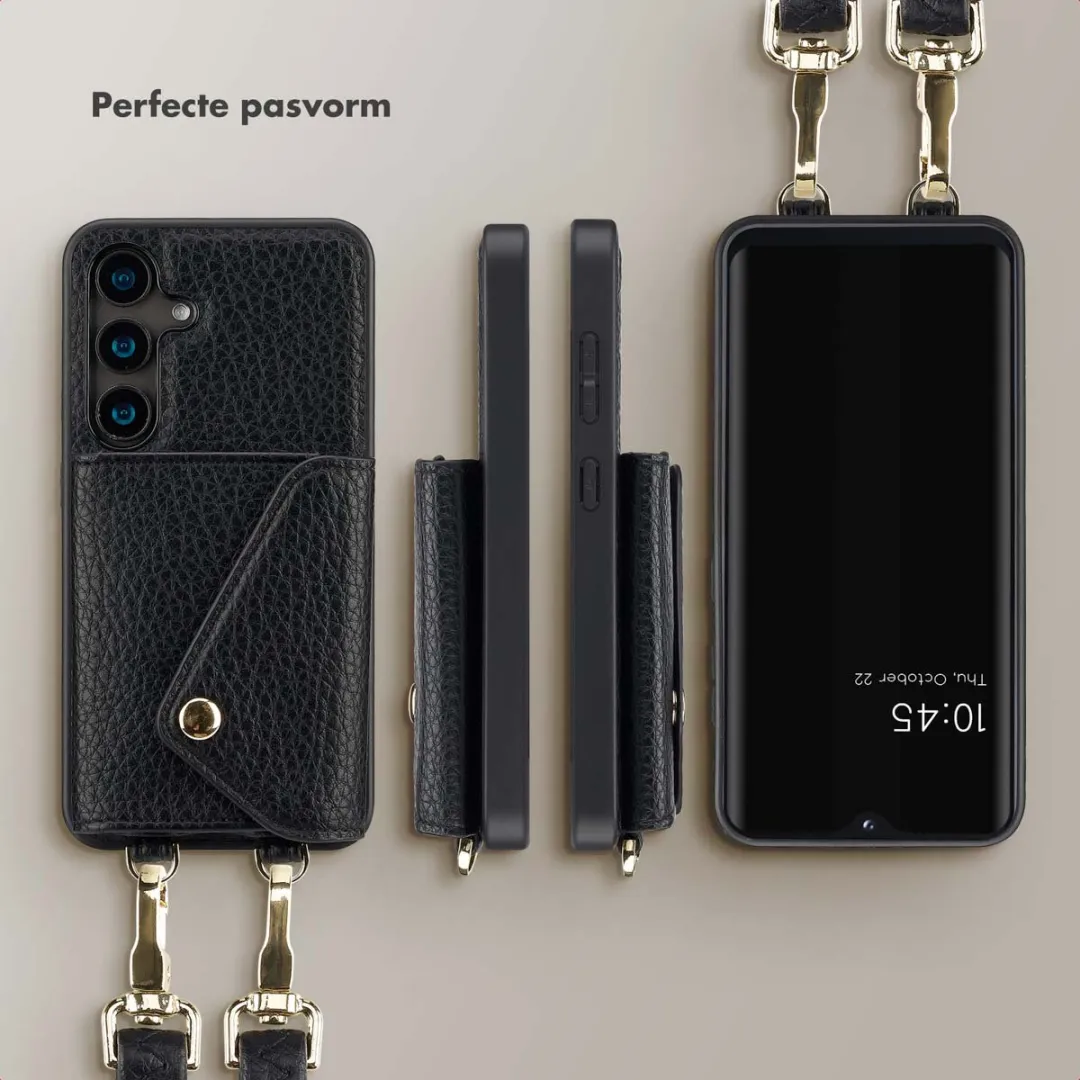 Selencia Sera Koordhoes Samsung Galaxy S24 - Zwart - afbeelding 6 van 6