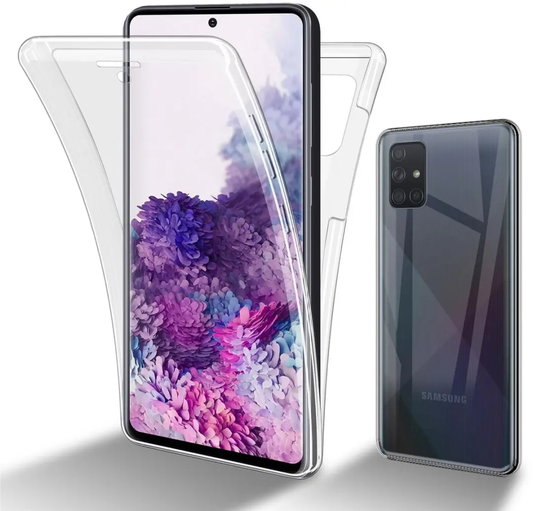 Cadorabo Hoesje geschikt voor Samsung Galaxy A71 4G in TRANSPARANT