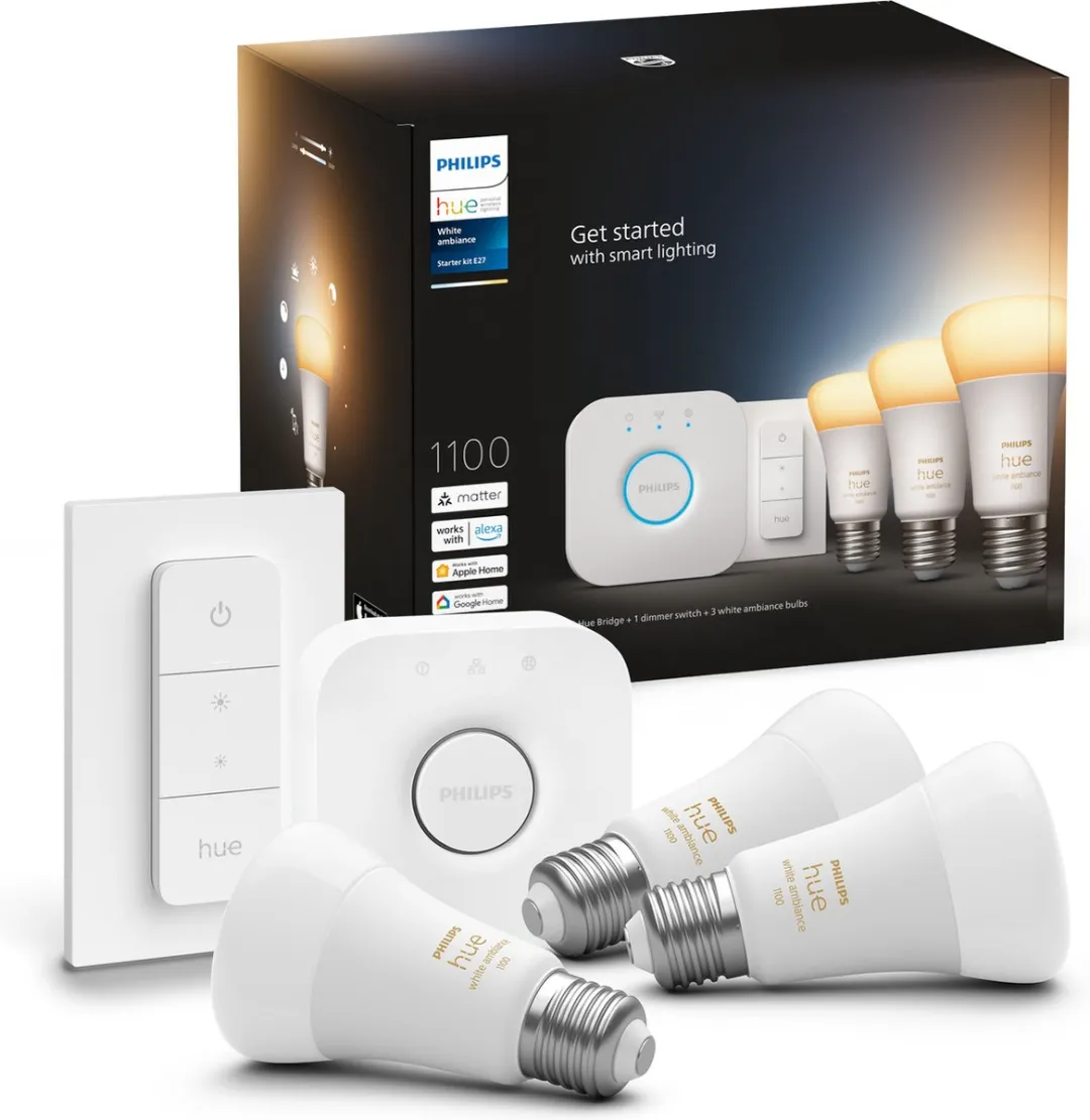 Philips Hue Starterkit 3 Lampen E27