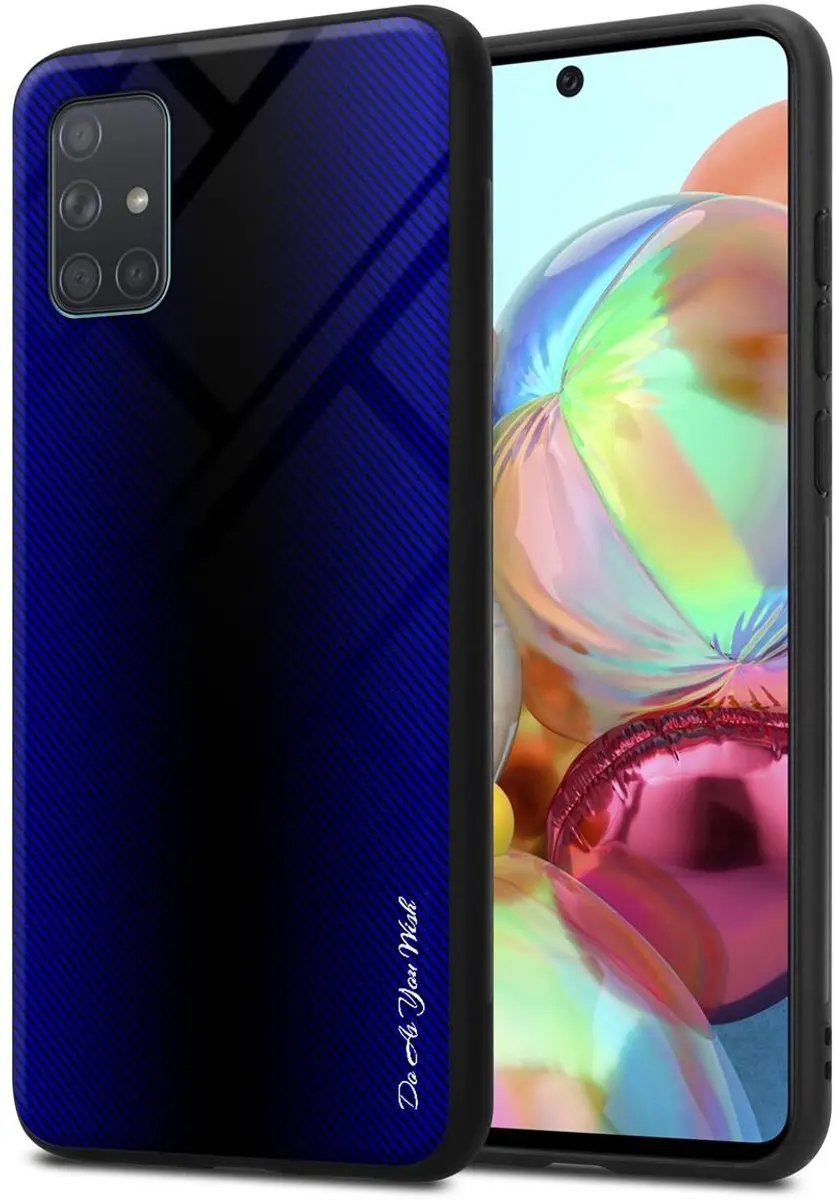 Cadorabo Hoesje geschikt voor Samsung Galaxy A71 4G in KOBALT PAARS