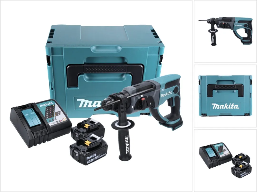 Makita DHR202RTJ Accu Combihamer 18V 2,0J SDS Plus
