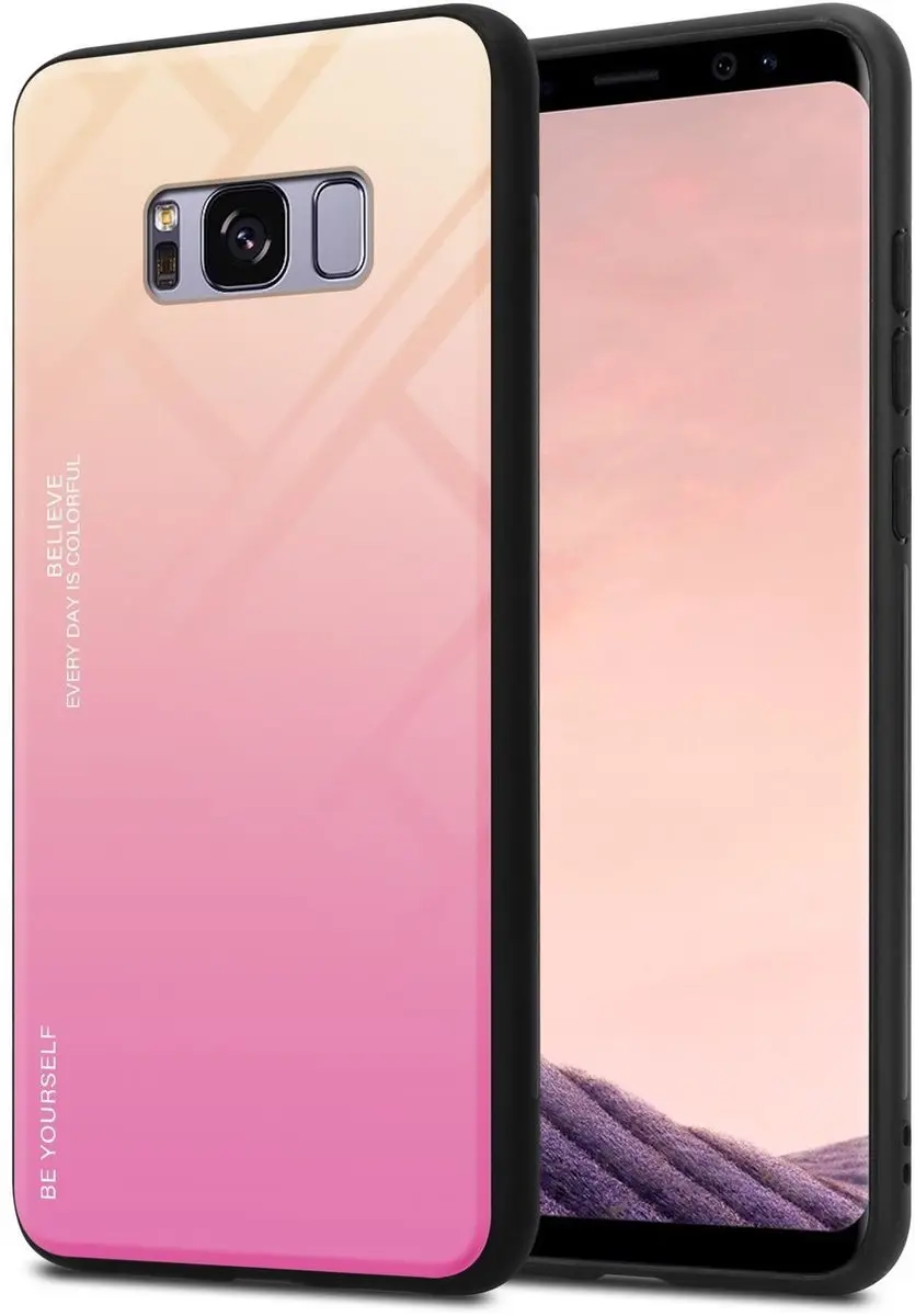 Cadorabo Hoesje geschikt voor Samsung Galaxy S8 PLUS in GEEL