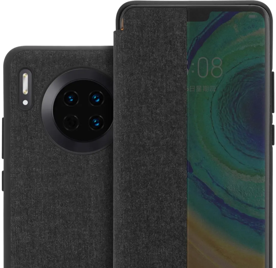 Cadorabo Hoesje geschikt voor Huawei MATE 30 in ZWART
