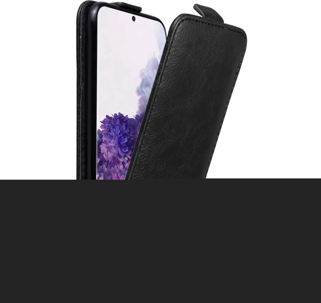 Cadorabo Hoesje geschikt voor Samsung Galaxy S20 PLUS in ZWARTE NACHT