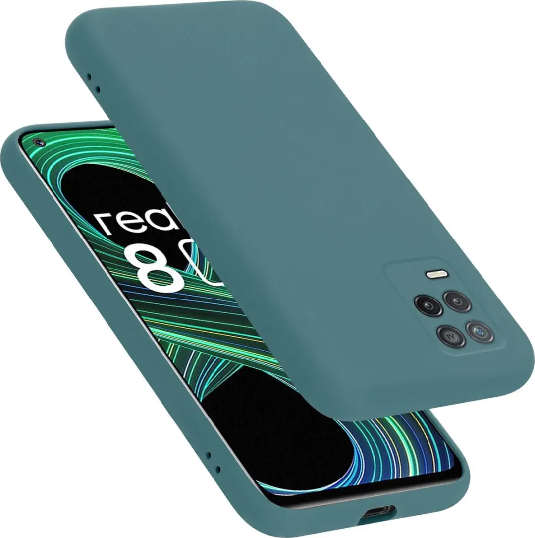Cadorabo Hoesje geschikt voor Realme 8 5G / V13 / Q3 / Q3i / Narzo 30 5G in LIQU