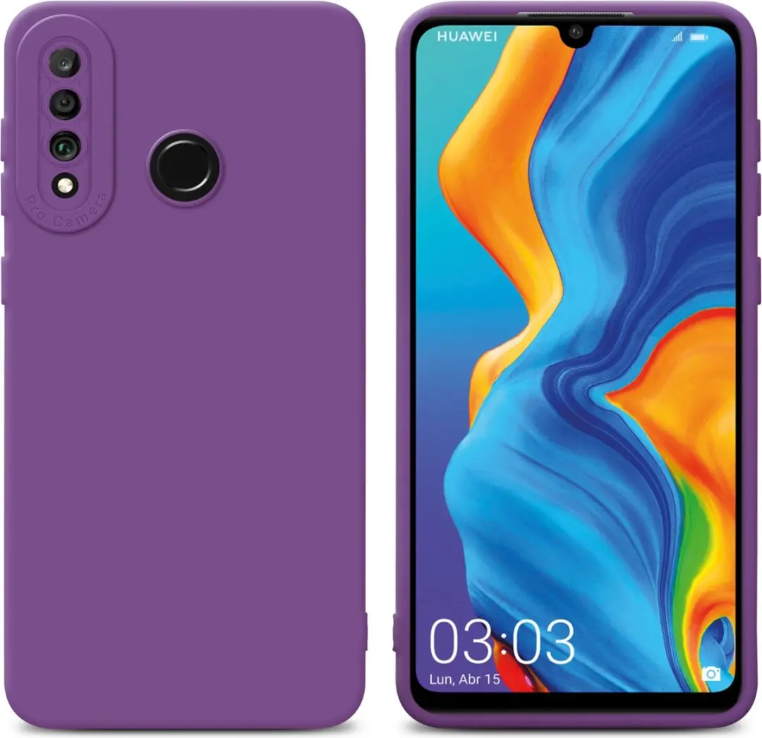 Cadorabo Hoesje geschikt voor Huawei P30 LITE in FLUID MAT PAARS