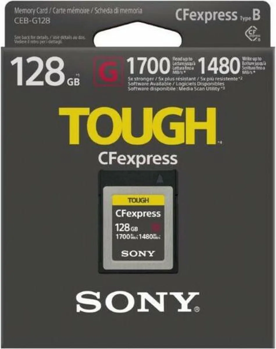 Sony CFexpress Type B R1700/W1480 - 128GB