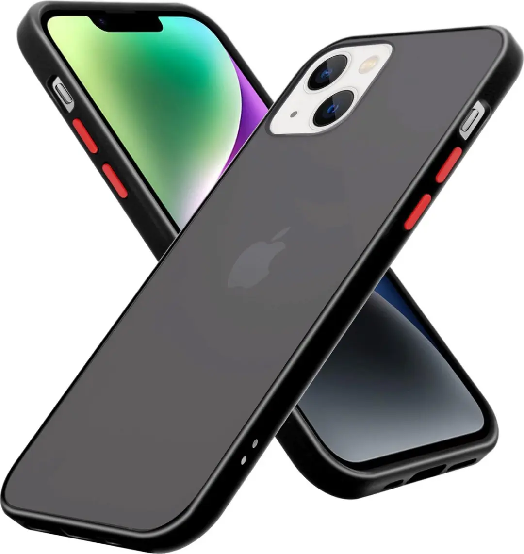 Cadorabo Hoesje geschikt voor Apple iPhone 14 PLUS in Mat Zwart