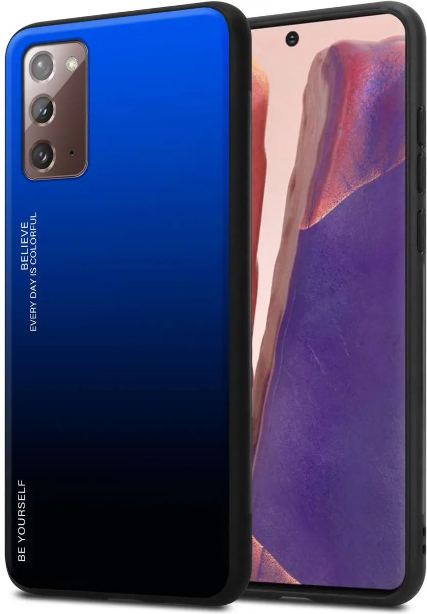 Cadorabo Hoesje geschikt voor Samsung Galaxy NOTE 20 in BLAUW