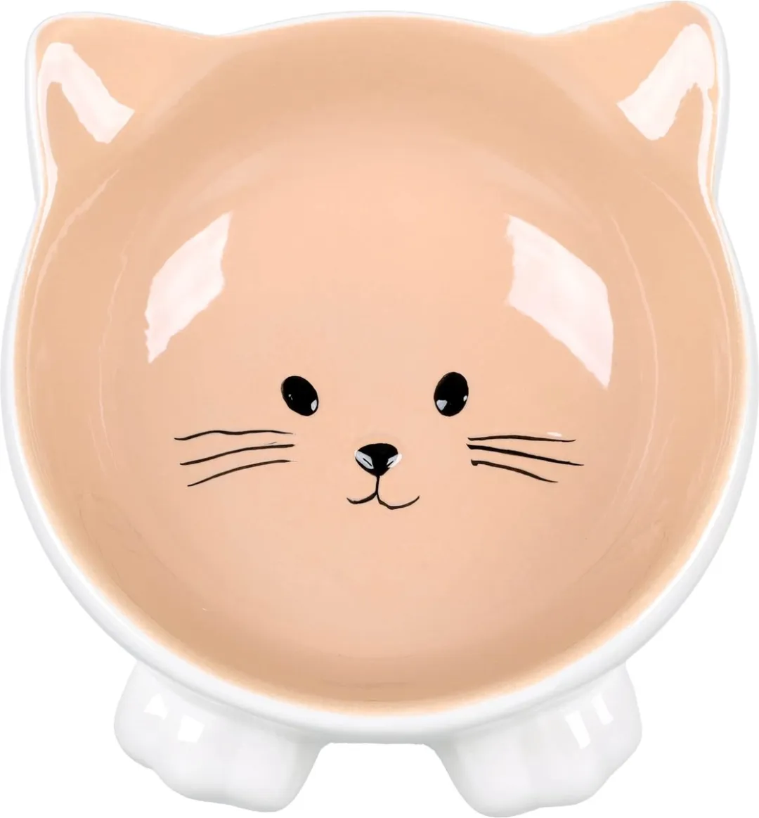 Flamingo Puzi Eet- en Drinkpot - 125ml - Taupe