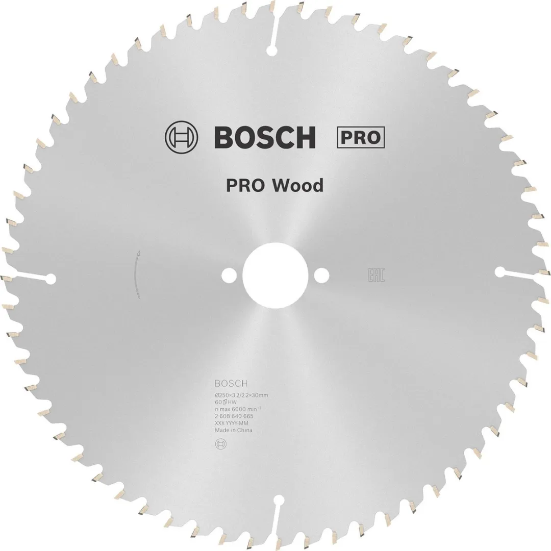 Bosch Professional CIRKZB OPT T 250X30X3,2 60T Zaagblad