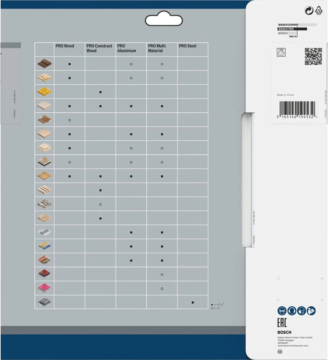 Bosch Professional CIRKZB OPT T 250X30X3,2 60T Zaagblad - Hout - Ø200mm