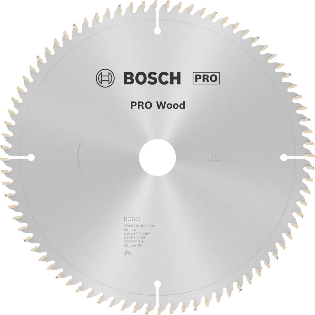Bosch Professional PRO Wood Cirkelzaagblad Ø254mm