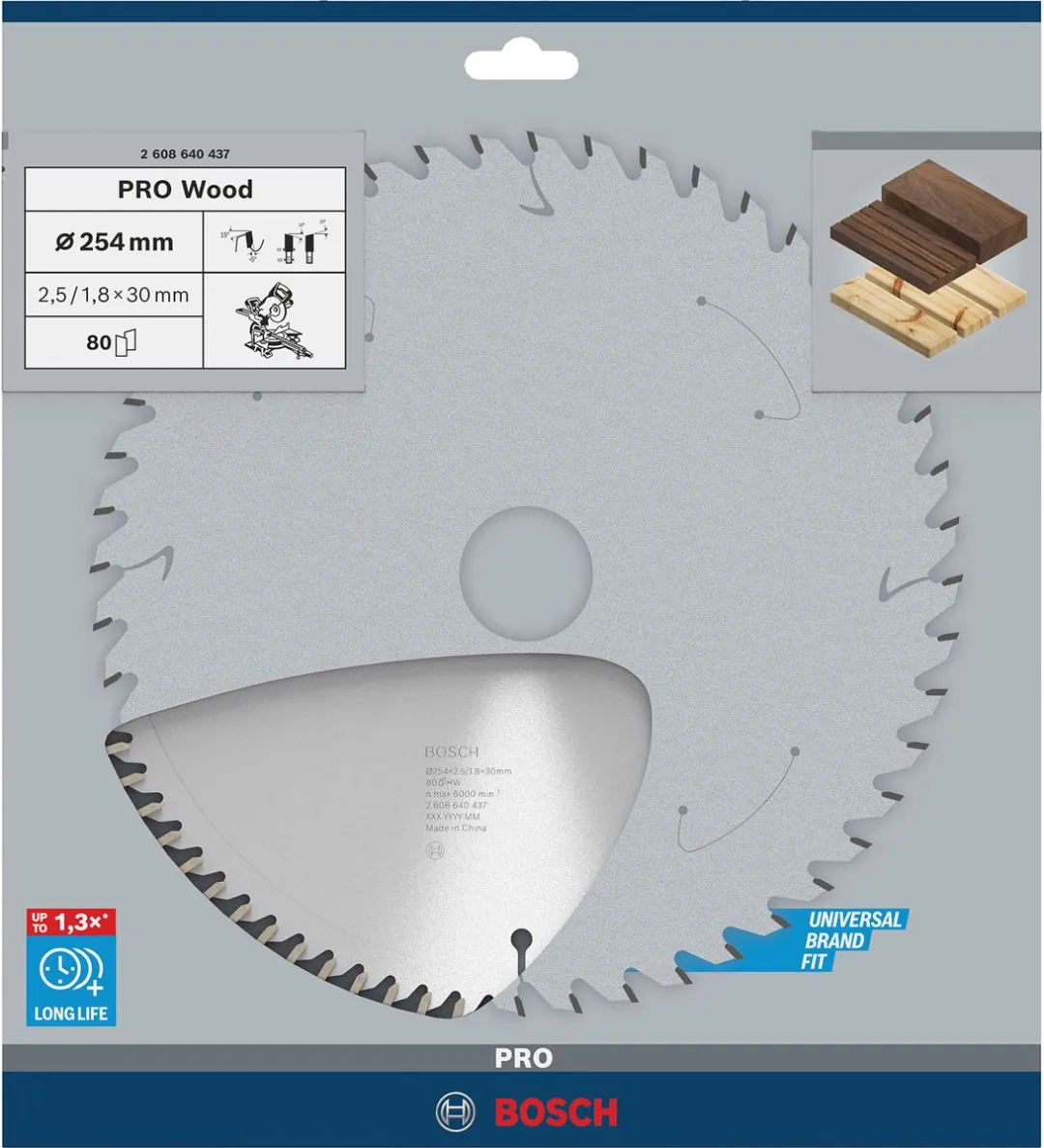 Bosch Professional PRO Wood Cirkelzaagblad Ø254mm