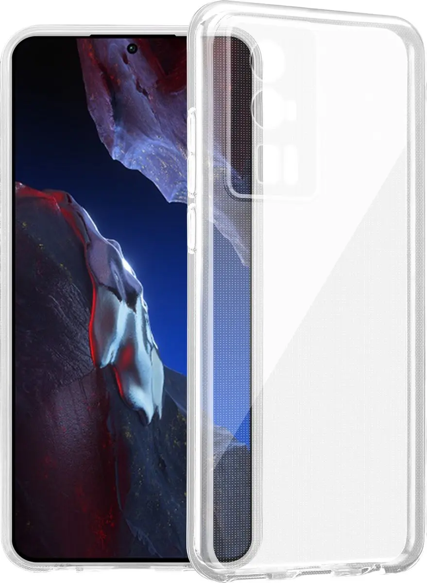 Cadorabo Hoesje geschikt voor Xiaomi Poco F5 Pro in VOLLEDIG TRANSPARANT