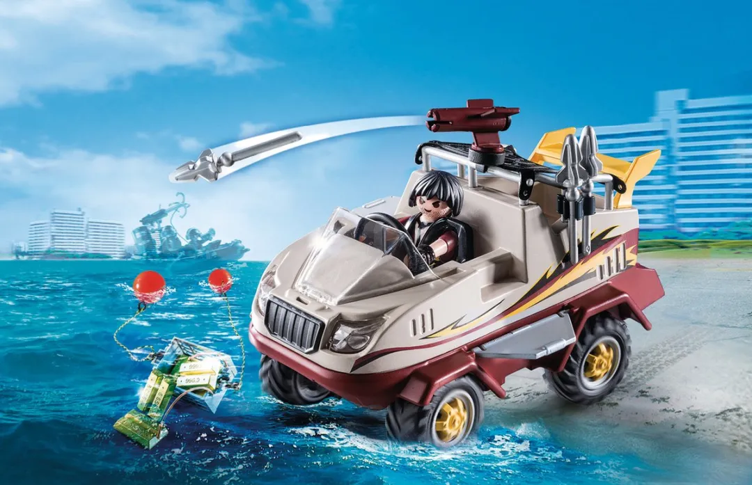 Playmobil Amfibievoertuig 9364 - Multicolor