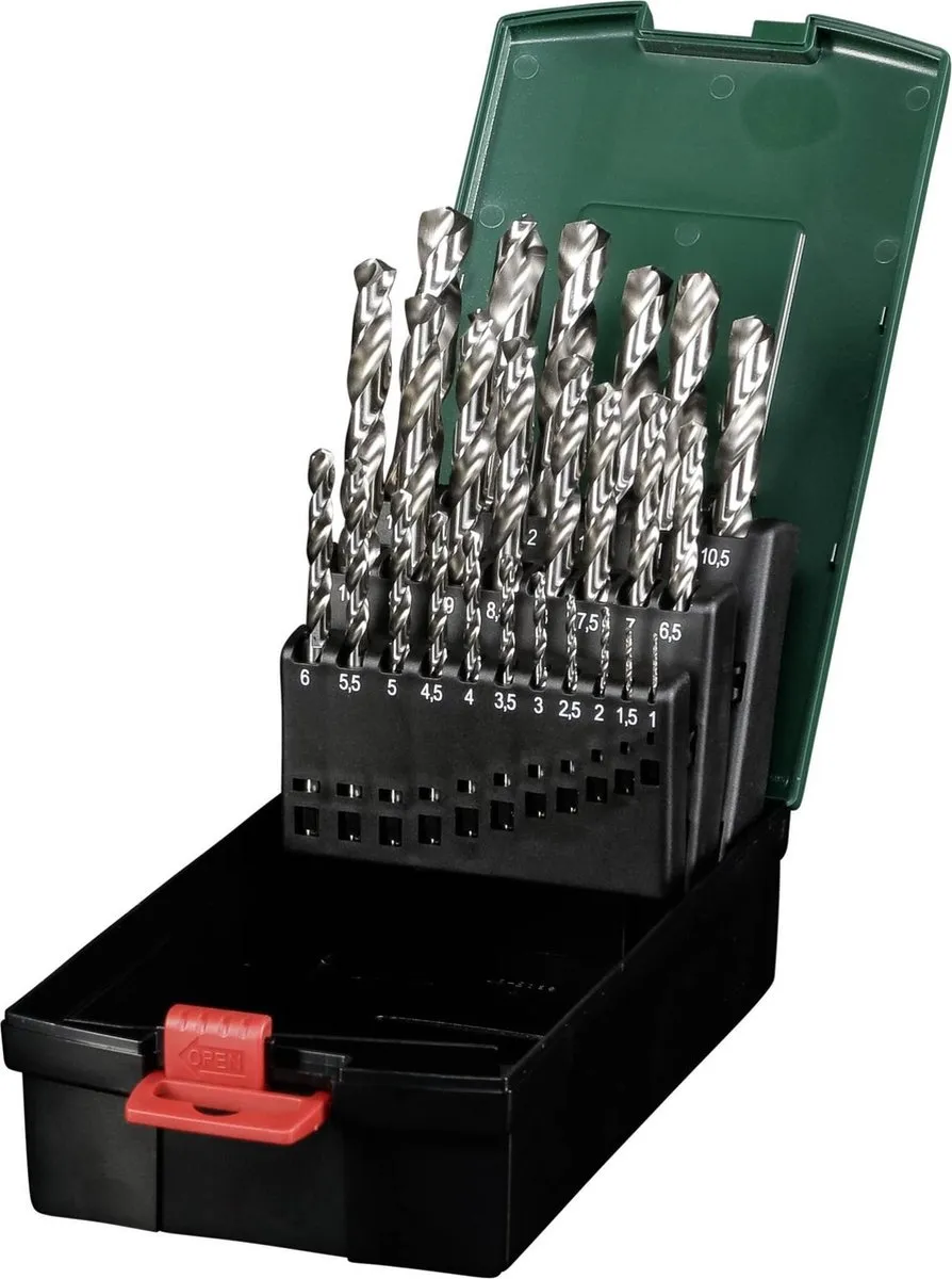Metabo HSS-G Metaalboorset 25-delig
