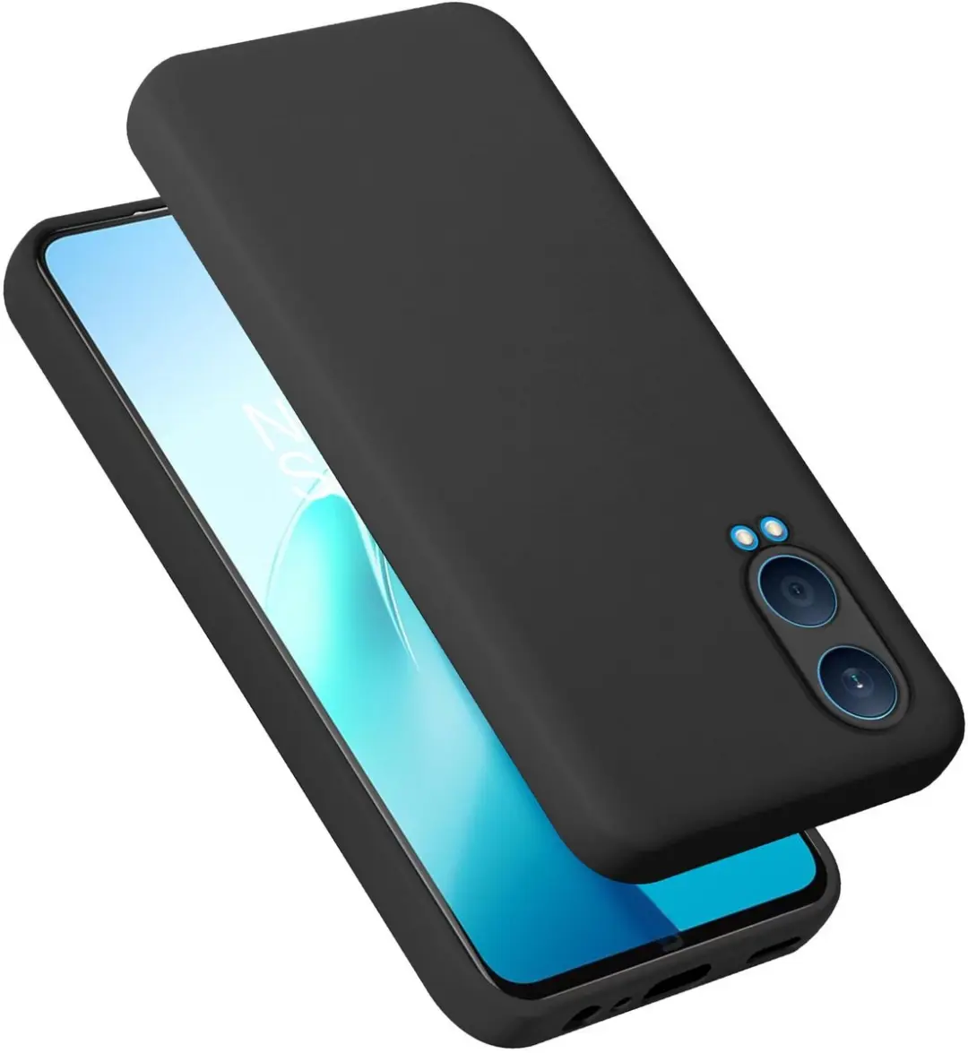 Cadorabo Hoesje geschikt voor OnePlus Nord CE4 Lite in LIQUID ZWART