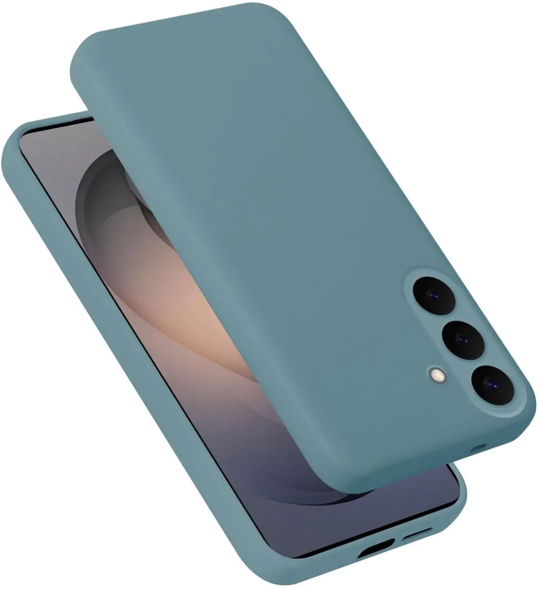 Cadorabo Hoesje geschikt voor Samsung Galaxy S26 Plus in Groen Case Telefoonhoes
