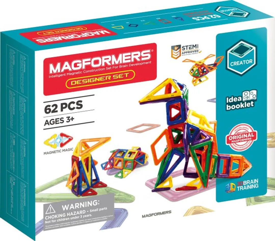Magformers Designer Set 62-delig - Multicolor - afbeelding 3 van 4