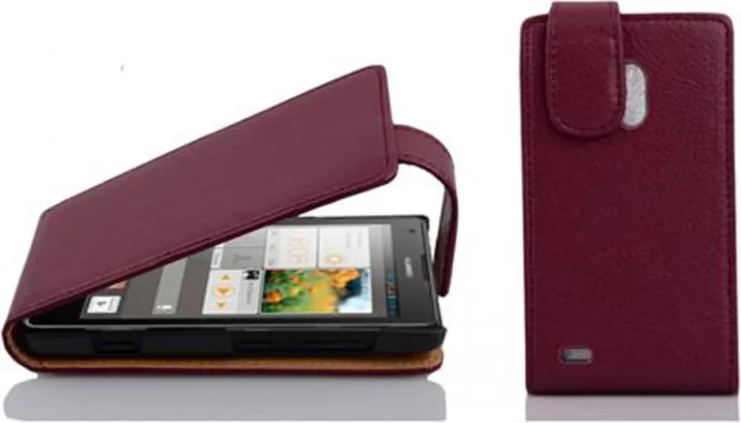 Cadorabo Hoesje geschikt voor Huawei ASCEND G700 in BORDEAUX PAARS