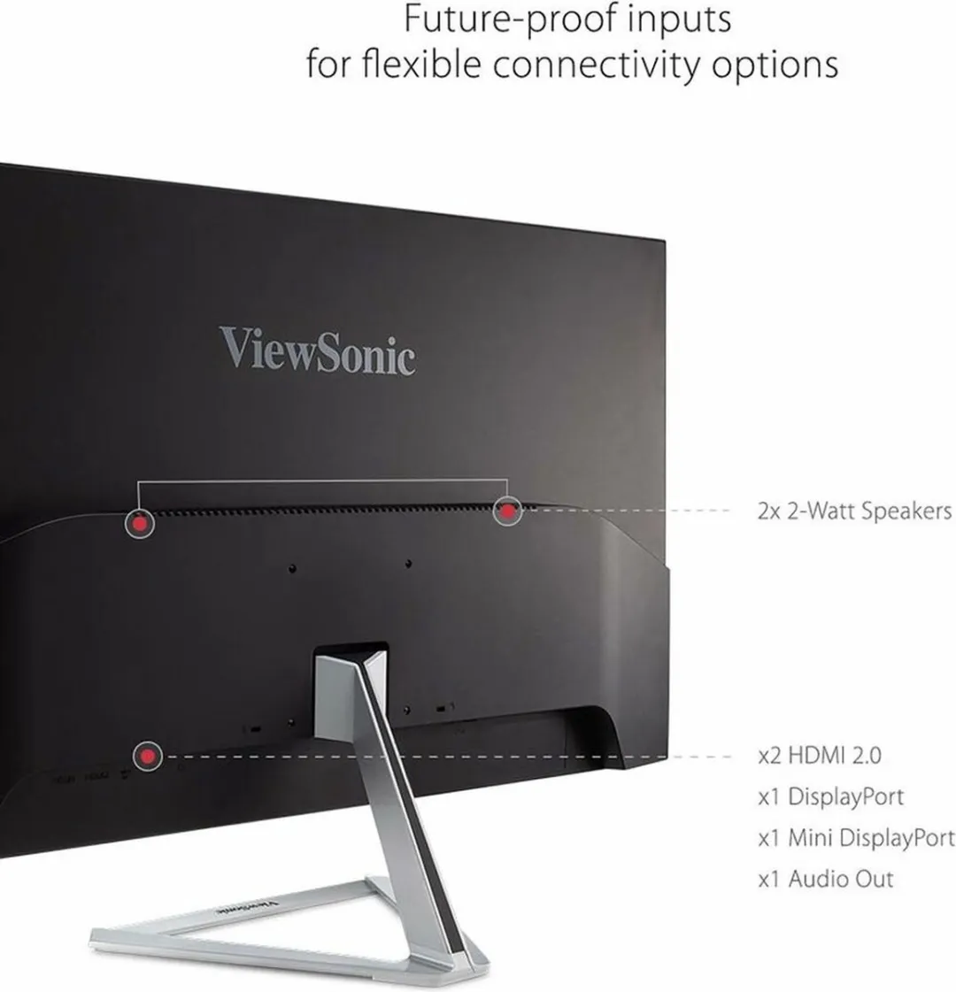 ViewSonic VX3276-4K-MHD Monitor 31,5" 4K UHD 140Hz - afbeelding 4 van 6
