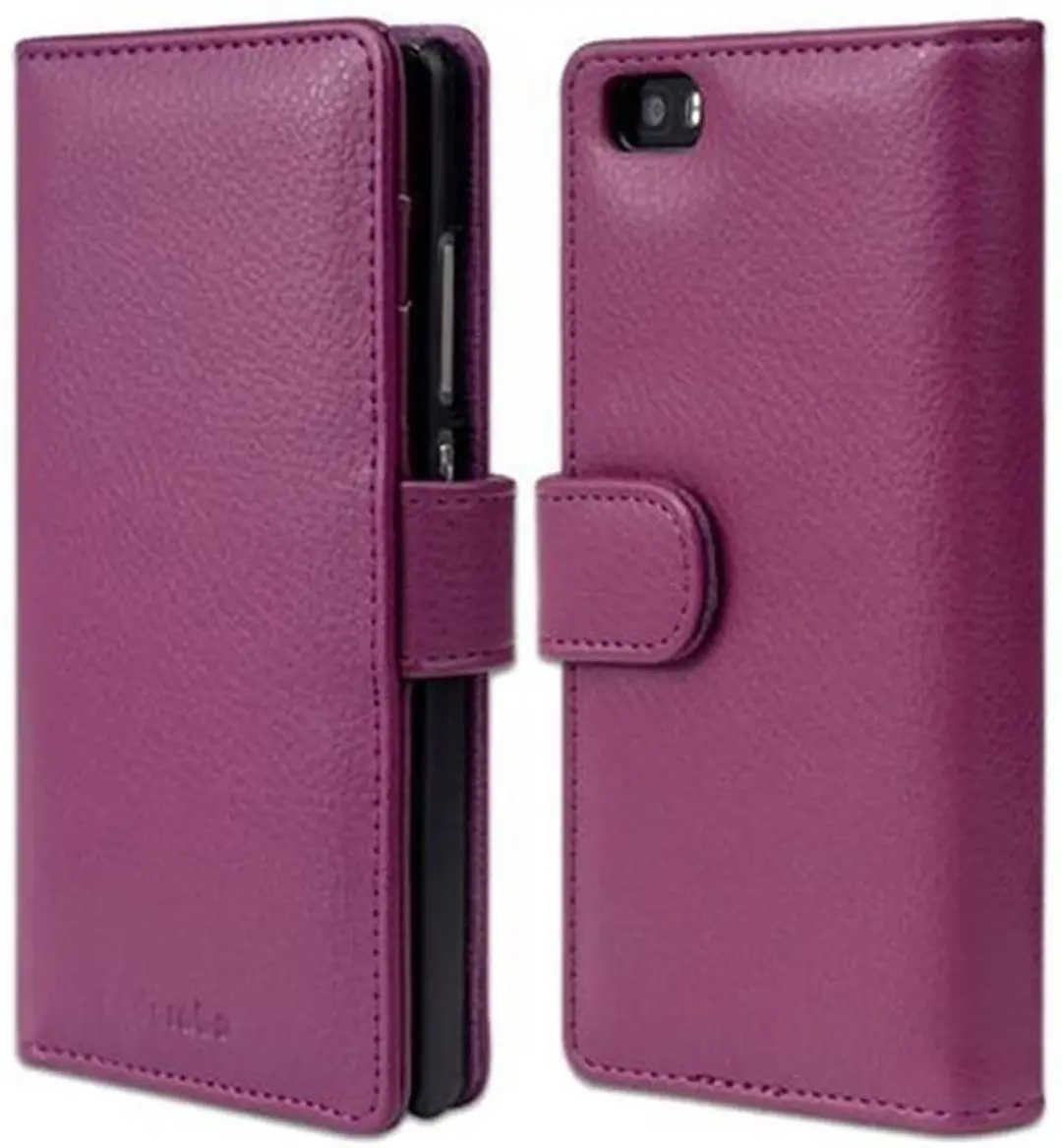 Cadorabo Hoesje geschikt voor Huawei P8 LITE 2015 in BORDEAUX PAARS