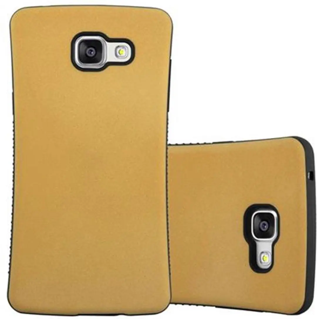 Cadorabo Hoesje geschikt voor Samsung Galaxy A5 2016 in GOUD BRUIN