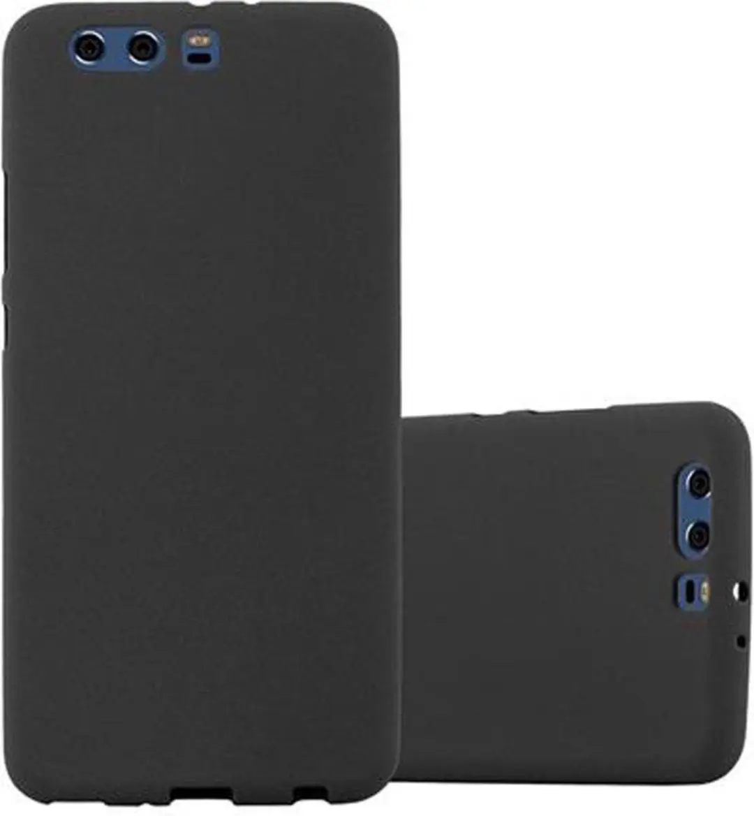 Cadorabo Hoesje geschikt voor Huawei P10 PLUS in FROST ZWART
