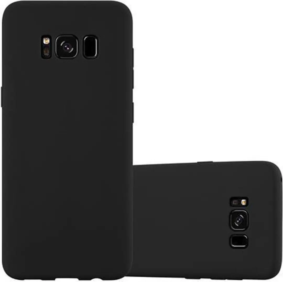 Cadorabo Hoesje geschikt voor Samsung Galaxy S8 PLUS in CANDY ZWART