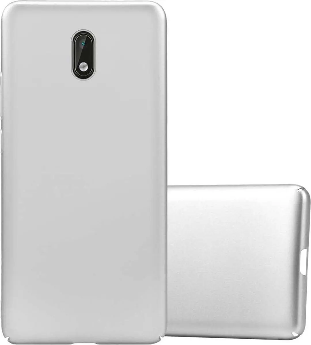 Cadorabo Hoesje geschikt voor Nokia 3 2017 in METAAL ZILVER